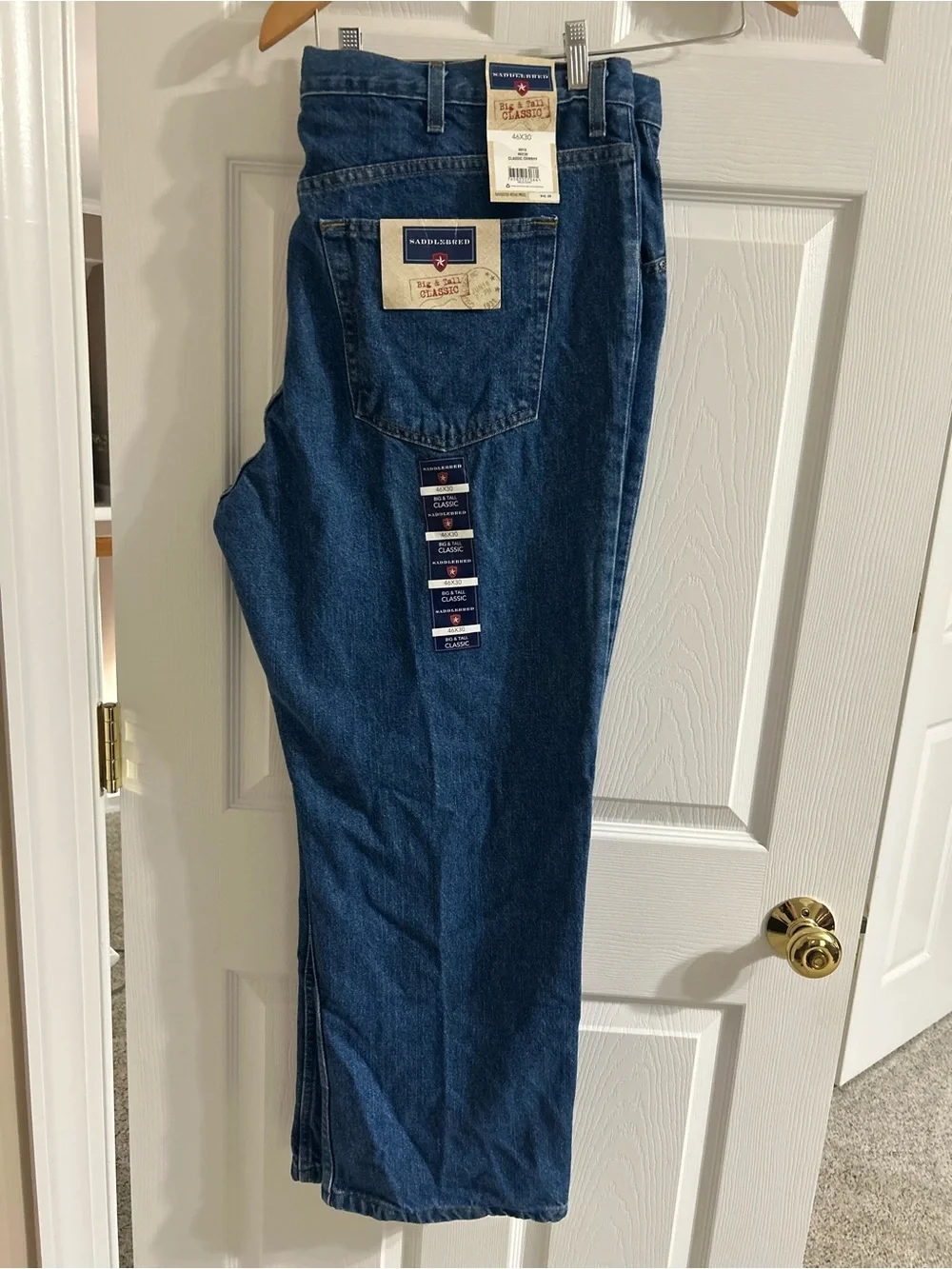 Saddlebred Big & Tall Classic Cowboy Jeans Size 46x30 NWT